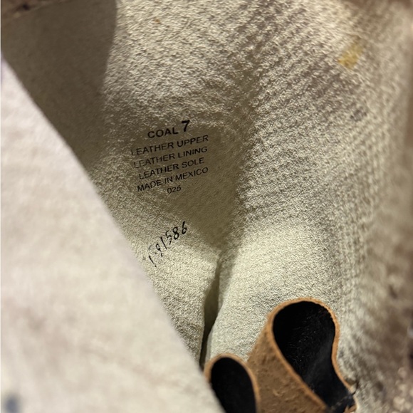 Freebird Coal Size 7 Snakeskin Leather Lace-Up Mid-Calf Heeled Boots - Picture 8 of 9